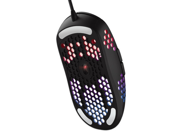 Mouse Gamer Trust GXT Graphin, hasta 10000 dpi, Iluminación RGB, USB. Color Negro.