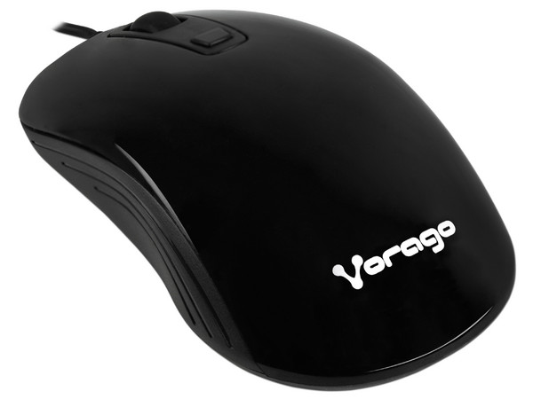Mouse Óptico Vorago MO-102, USB. Color Negro.