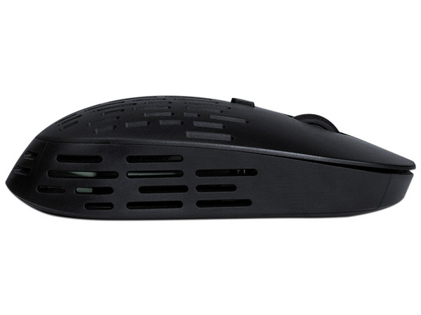 Mouse Óptico Inalámbrico Vorago MO-208, Hasta 2400 Dpi, USB tipo C. Color Negro.