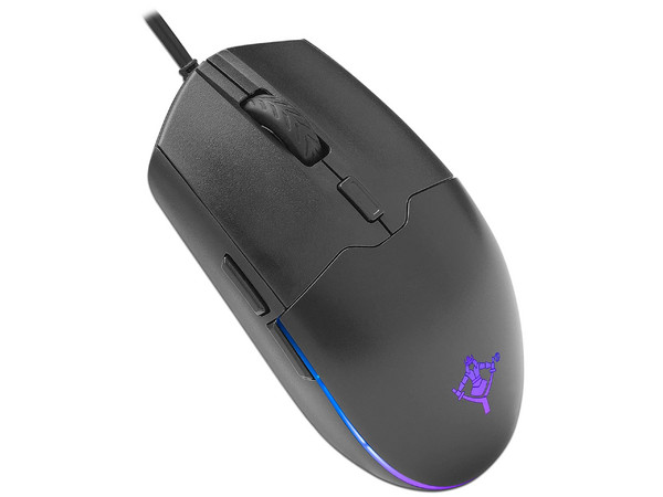 Mouse Gamer Yeyian Claymore 2001, hasta 12000 dpi, 6 botones, RGB. Color Negro.