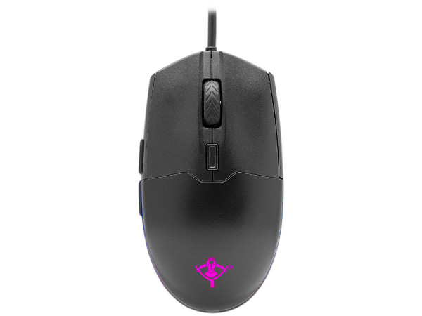 Mouse Gamer Yeyian Claymore 2001, hasta 12000 dpi, 6 botones, RGB. Color Negro.