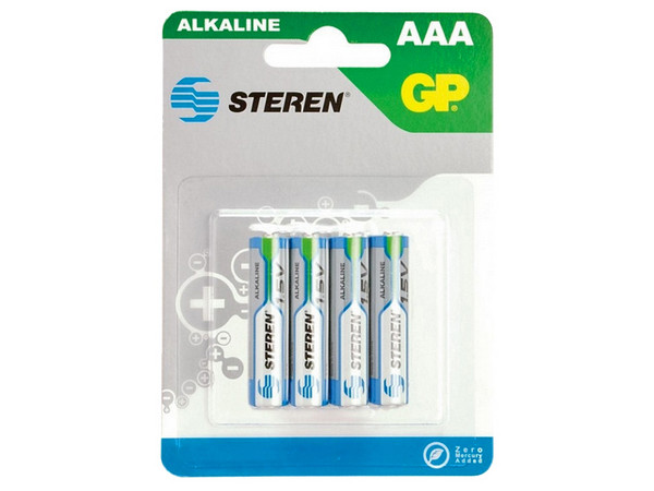 Paquete de Pilas Alcalinas AAA, 4 pzs.