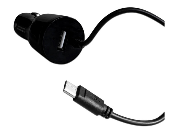 Cargador para auto Vorago AU-303 portátil, USB, Color Negro.