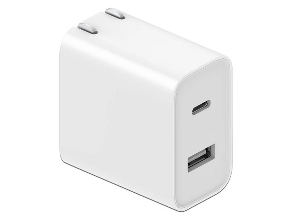 Cargador De Pared Xiaomi Mi 33W Wall Charger, Tipo C 3.0 A y Tipo A, Color Blanco.