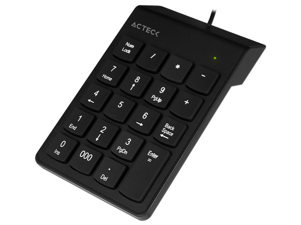 Teclado numérico Acteck TN220, USB. Color Negro.