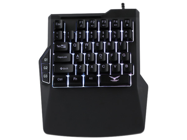 Teclado Gamer Naceb One Hand Atheris NA-0938 G213, RGB, USB. Color Negro.