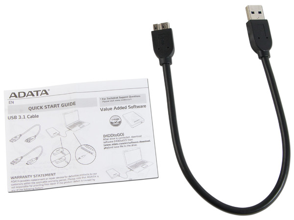 Disco Duro Portátil ADATA DashDrive Durable HD710 Pro de 2TB a prueba de agua y golpes, USB 3.0. Color Negro.