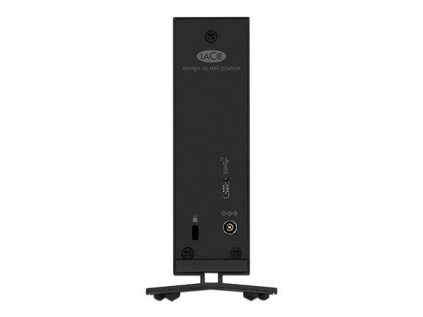 Disco Duro Externo LaCie D2 Professional de 10 TB, USB 3.1, compatible con Thunderbolt 3 y USB-C. Color Negro.