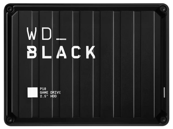 Disco Duro Externo Western Digital WD_Black P10 Game Drive: Capacidad 2TB, Conexión USB-A 2.0. Compatible con Windows y macOS. Color Negro.