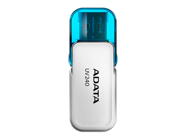 Unidad Flash USB 2.0 ADATA UV240 de 64GB. Color Blanco.