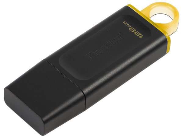 Unidad Flash USB 3.2 Kingston DataTraveler Exodia de 128GB. Color Negro.
