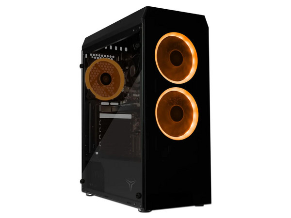 Desktop Gamer Yeyian Krypton 4500B-5501M,
Procesador AMD Ryzen 5 4500 (hasta 4.1 Ghz),
Memoria de 16GB DDR4,
SSD de 480GB,
Video Radeon RX550,
S.O. Windows 11 (Versión de prueba),
Color Negra.
