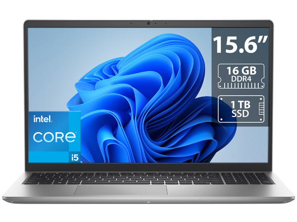 Laptop DELL Inspiron 3530:
Procesador Intel Core i5 1334U (hasta 4.6 GHz),
Memoria de 16GB DDR4,
SSD de 1TB,
Pantalla de 15.6