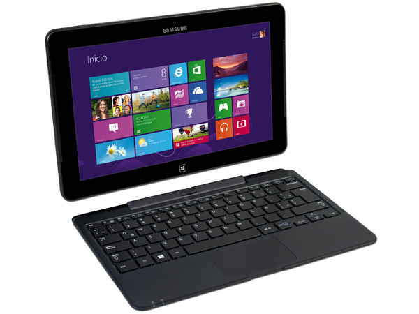Laptop/Tablet Samsung ATIV Tab 7: Procesador Intel Core i5-3337U (1.8GHz) 3ra Generación,
Memoria de 4 GB DDR3,
128 GB SSD,
Pantalla LED Multi Touch de 11.6