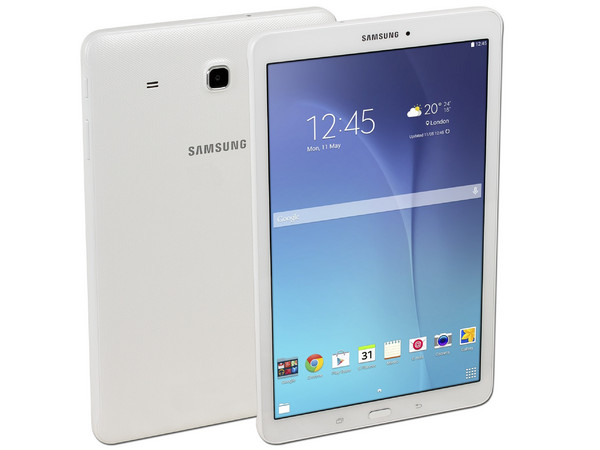 Tablet Samsung Galaxy Tab E,
Procesador Quad-Core (1.3 GHz),
Memoria RAM de 1.5GB, Almacenamiento de 8GB,
Soporta micro SD, Pantalla de 9.6