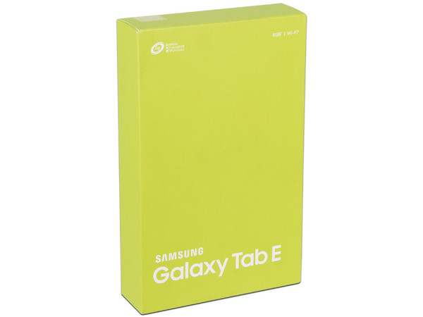 Tablet Samsung Galaxy Tab E:
Procesador Quad Core (1.3 GHz),
Memoria RAM de 1.5GB, Almacenamiento de 8GB,
Soporta micro SD, Pantalla de 9.6