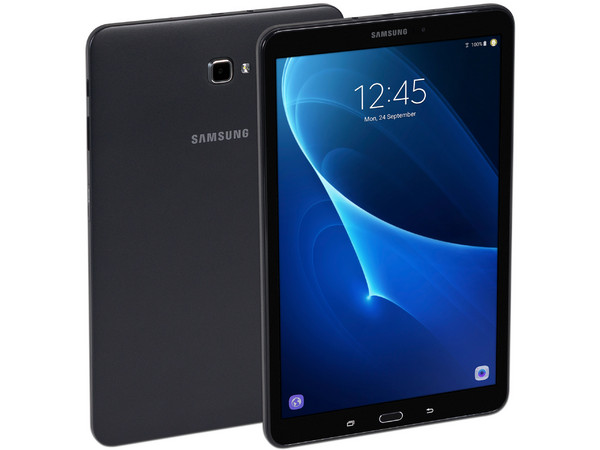 Tablet Samsung Galaxy Tab A:
Procesador Samsung Exynos 7870 Octa-Core (1.59 GHz),
Memoria RAM de 2GB, Almacenamiento de 16GB,
Soporta micro SD, Pantalla de 10.1