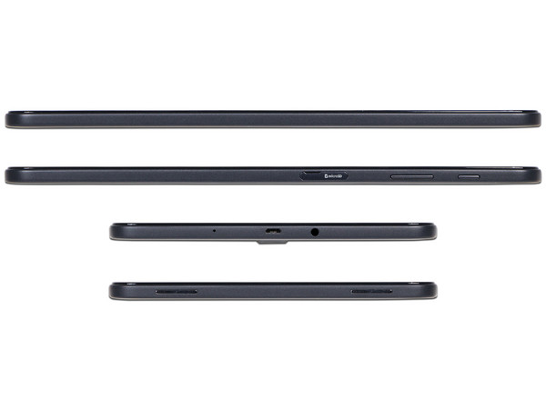 Tablet Samsung Galaxy Tab A:
Procesador Samsung Exynos 7870 Octa-Core (1.59 GHz),
Memoria RAM de 2GB, Almacenamiento de 16GB,
Soporta micro SD, Pantalla de 10.1