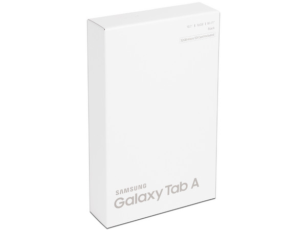 Tablet Samsung Galaxy Tab A:
Procesador Samsung Exynos 7870 Octa-Core (1.59 GHz),
Memoria RAM de 2GB, Almacenamiento de 16GB,
Soporta micro SD, Pantalla de 10.1