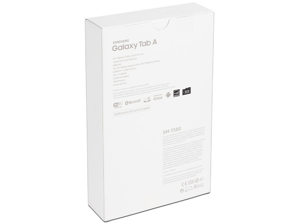 Tablet Samsung Galaxy Tab A:
Procesador Samsung Exynos 7870 Octa-Core (1.59 GHz),
Memoria RAM de 2GB, Almacenamiento de 16GB,
Soporta micro SD, Pantalla de 10.1
