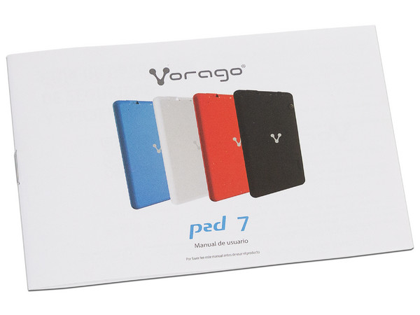 Tablet Vorago PAD 7 V5:
Procesador Quad Core (1.3Ghz),
Memoria RAM de 1GB, Almacenamiento de 16GB,
(expandible con MicroSD),
Pantalla LED Multi-touch de 7