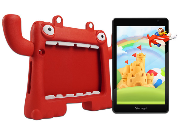 Tablet Vorago Pad 8 Kids:
Procesador Quad Core (hasta 2Ghz),
Memoria RAM de 4GB, Almacenamiento de 64GB,
Pantalla LED Multi-touch de 8