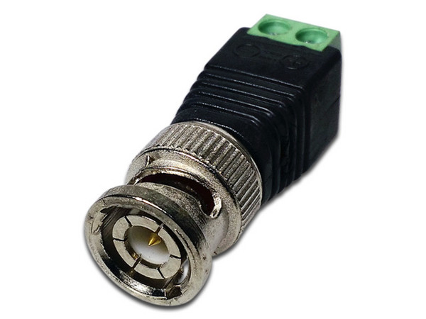 Conector Saxxon PSUBR14 plug Macho a BNC Macho terminales tipo torinillo(10 piezas).