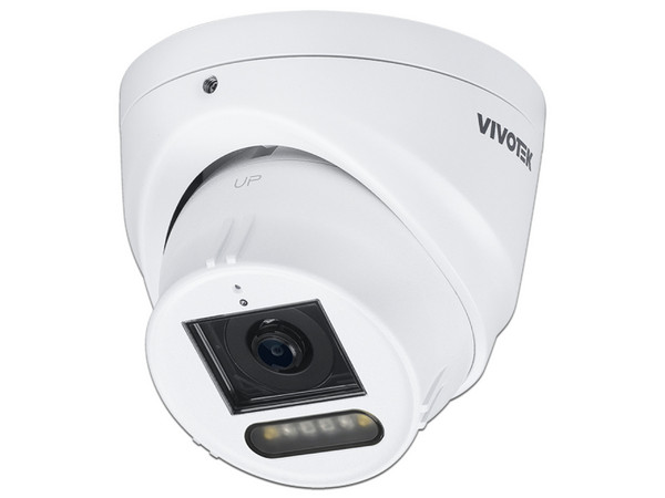 Camara IP Tipo Domo Vivotek IT9383-HVW de 5 MP (2560x1920), Lente de 2.8mm, Luz Blanca de 30 m, Micrófono integrado, Color Blanco.