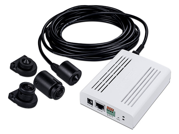 Cámara de Vigilancia VIVOTEK VC9101 con lente tipo Pinhole de 4 MP o tipo Fisheye de 5 MP, WDR Pro, Audio bidireccional, Lente de 3.7mm, PoE.