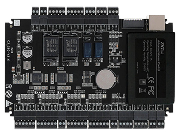 Panel de Control de Acceso ZKTeco C3200Plus, RFID, 2 Puertas, 4 Vías, Capacidad para 100,000 Usuarios y Tarjetas, Código QR, Push SDK.