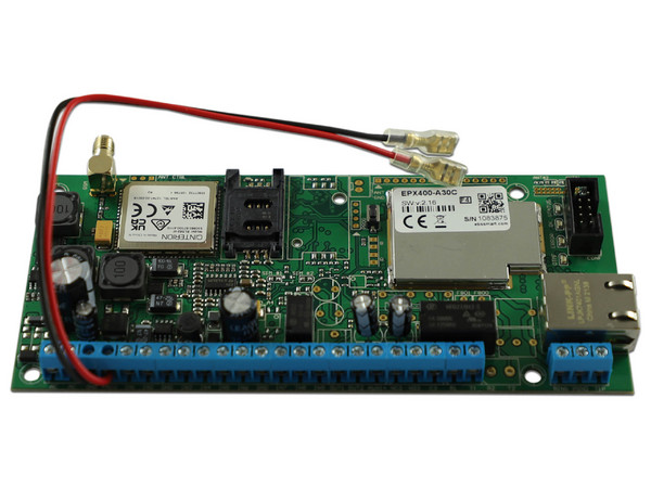 Comunicador IP-GSM 4G Universal EBS EPX400-A30C, APP Integrada sin Costo, Incluye Antena.