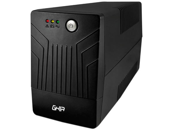 No-Break UPS GHIA GUP-075 de 750VA (350W) con 6 contactos Nema 5-15R.