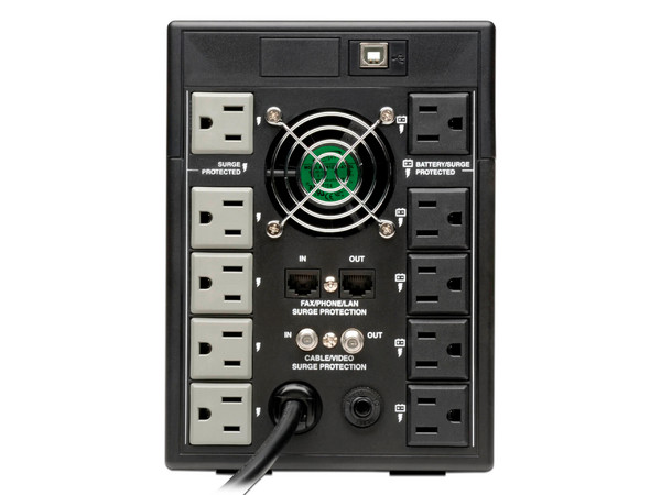 UPS Tripp Lite OmniSmart OMNI1500LCDT, 1500VA/810Watts con 10 contactos.