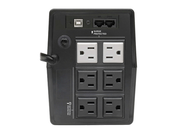 UPS Tripplite Tipo Torre OMNI700LCDT, 700 VA/350W, 120V, 6 Contactos, Color Negro.