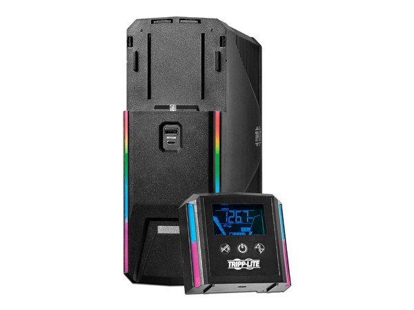 UPS Tripplite Gamer SMART1200PSGLCD Onda sinusoidal 1200VA/700W, con 10 Contactos NEMA 5-15R, USB, Con Regulador de Voltaje.
