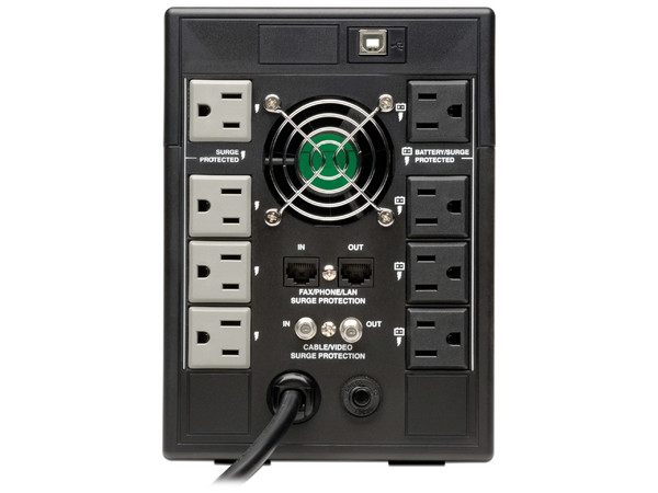 No-Break Tripp Lite tipo torre SMART1300LCDT, 1300 VA (720 W), 8 Contactos.