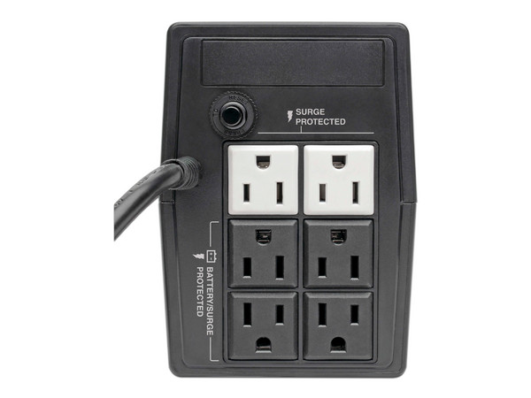 UPS TRIPP-LITE Interactivo, 900VA (480 WATTS), con 6 Tomacorrientes, Torre. Color Negro.