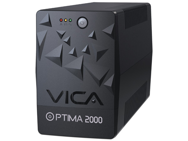 Batería de Respaldo Optima 2000 VICA, 2000VA, 1200W, con 8 tomas reguladas