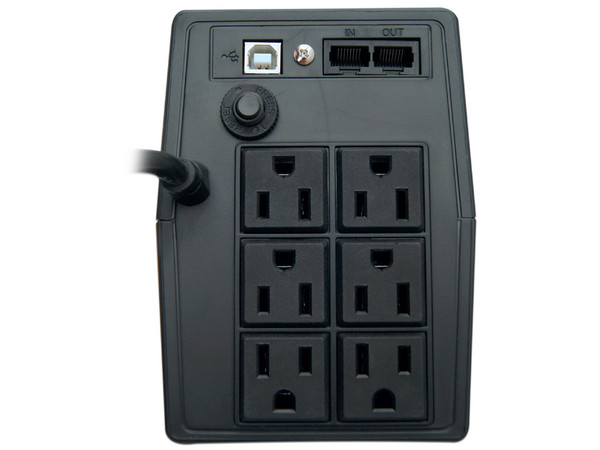 No-Break VICA OPTIMA K de 1000VA (500 Watts) con 6 Contactos NEMA 5-15R.