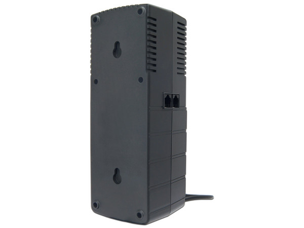 Regulador VICA T-02 1200VA/700W de 8 contactos y protección para linea telefónica.