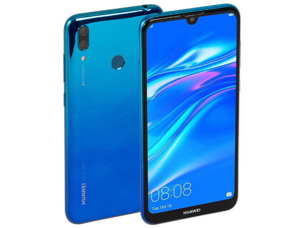 Smartphone Huawei Y7 2019:
Procesador Octa Core (hasta 1.80 GHz),
Memoria RAM de 3GB,
Almacenamiento de 32GB,
Pantalla LED de 6.2