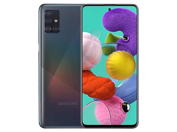 Smartphone Samsung Galaxy A51:
Procesador Octa core (hasta 2.30 GHz),
Memoria RAM de 4GB, Almacenamiento de 128GB,
Pantalla Super AMOLED de 6.3