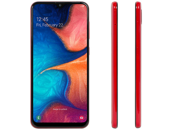Smartphone Samsung Galaxy A20:
Procesador Octa-Core (hasta 1.60GHz),
Memoria RAM de 3GB, Almacenamiento de 32GB,
Pantalla Super AMOLED de 6.4