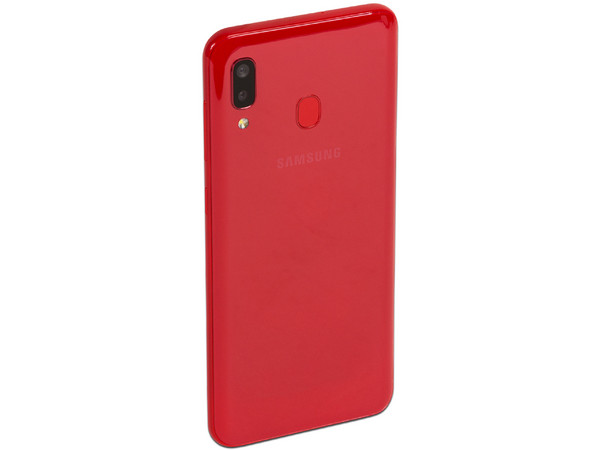 Smartphone Samsung Galaxy A20:
Procesador Octa-Core (hasta 1.60GHz),
Memoria RAM de 3GB, Almacenamiento de 32GB,
Pantalla Super AMOLED de 6.4