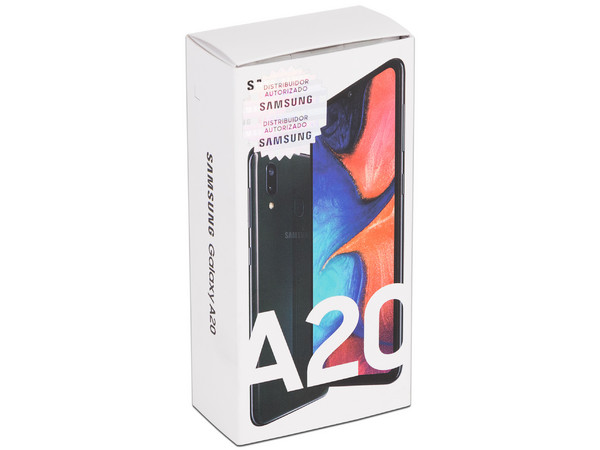 Smartphone Samsung Galaxy A20:
Procesador Octa Core (hasta 1.60GHz),
Memoria RAM de 3GB, Almacenamiento de 32GB,
Pantalla Super AMOLED de 6.2