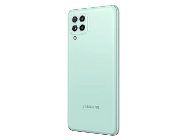 Smartphone Samsung Galaxy A22:
Procesador Dimensity 700 (hasta 2.20 GHz),
Memoria RAM de 4GB, Almacenamiento de 64GB,
Pantalla LED Multi Touch de 6.3