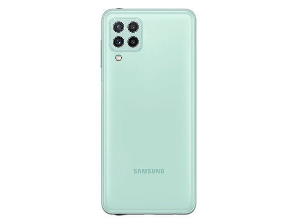 Smartphone Samsung Galaxy A22:
Procesador Dimensity 700 (hasta 2.20 GHz),
Memoria RAM de 4GB, Almacenamiento de 64GB,
Pantalla LED Multi Touch de 6.3