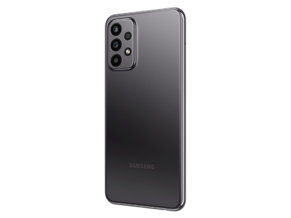 Smartphone Samsung Galaxy A23:
Procesador Octa Core (hasta 2.40 GHz),
Memoria RAM de 4GB, Almacenamiento de 64GB,
Pantalla LED Multi Touch de 6.6
