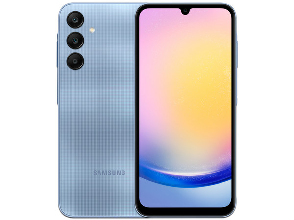 Smartphone Samsung Galaxy A25 5G:
Procesador Octa Core (hasta 2.4 GHz),
Memoria RAM de 8GB, Almacenamiento de 256GB,
Pantalla Super AMOLED de 6.5