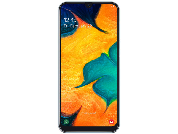 Smartphone Samsung Galaxy A30:
Procesador Octa Core (hasta 1.80GHz),
Memoria RAM de 4GB, Almacenamiento de 64GB,
Pantalla Super AMOLED de 6.2